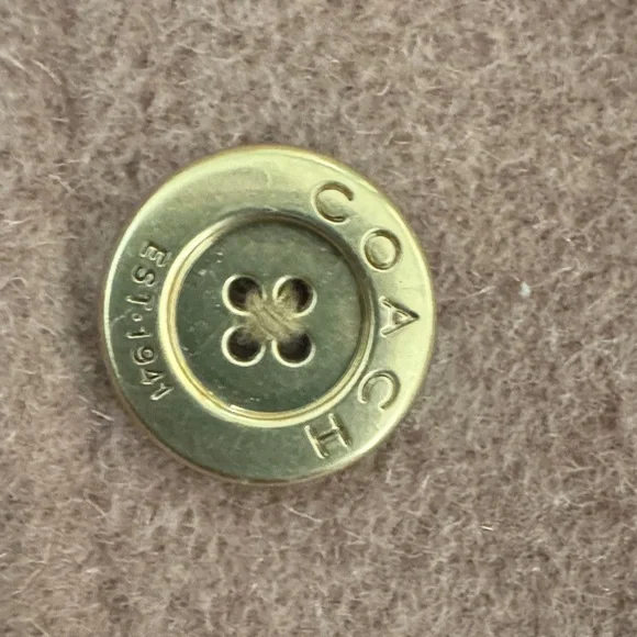 Coach Tan Trench Coat with Belt - Picture 3 of 15